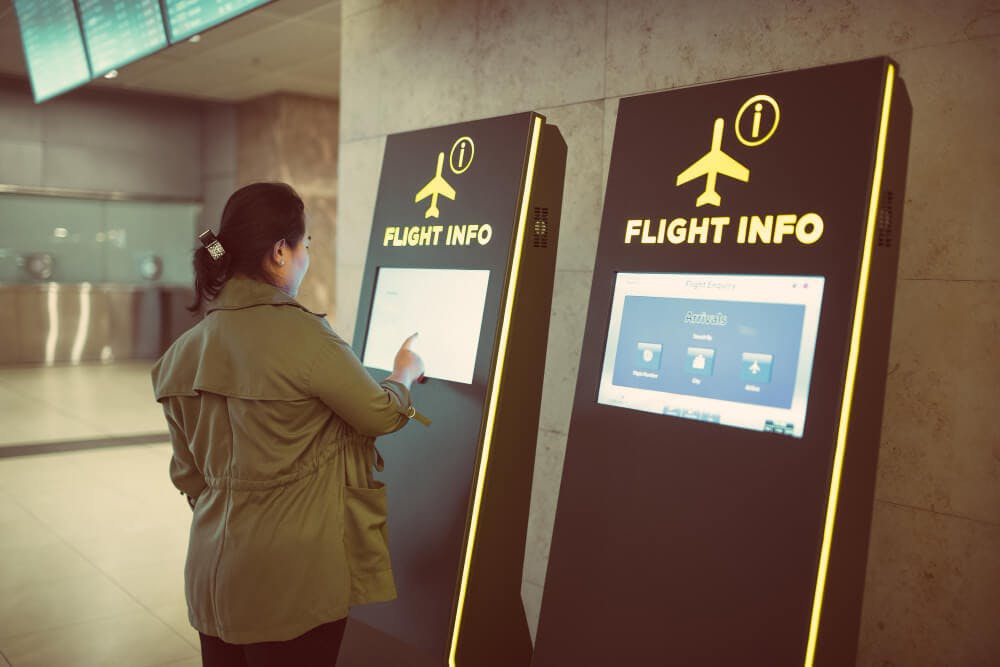 information kiosks are a form of interactive digital signage that can help with communication and access