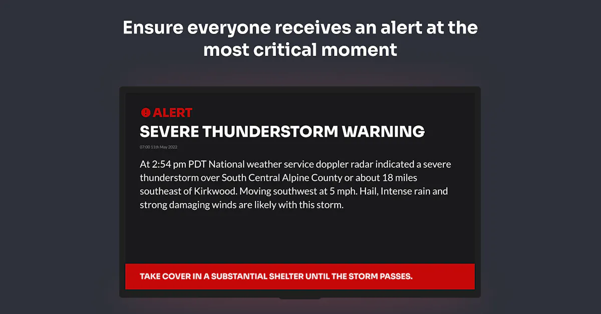 Emergency Alerts