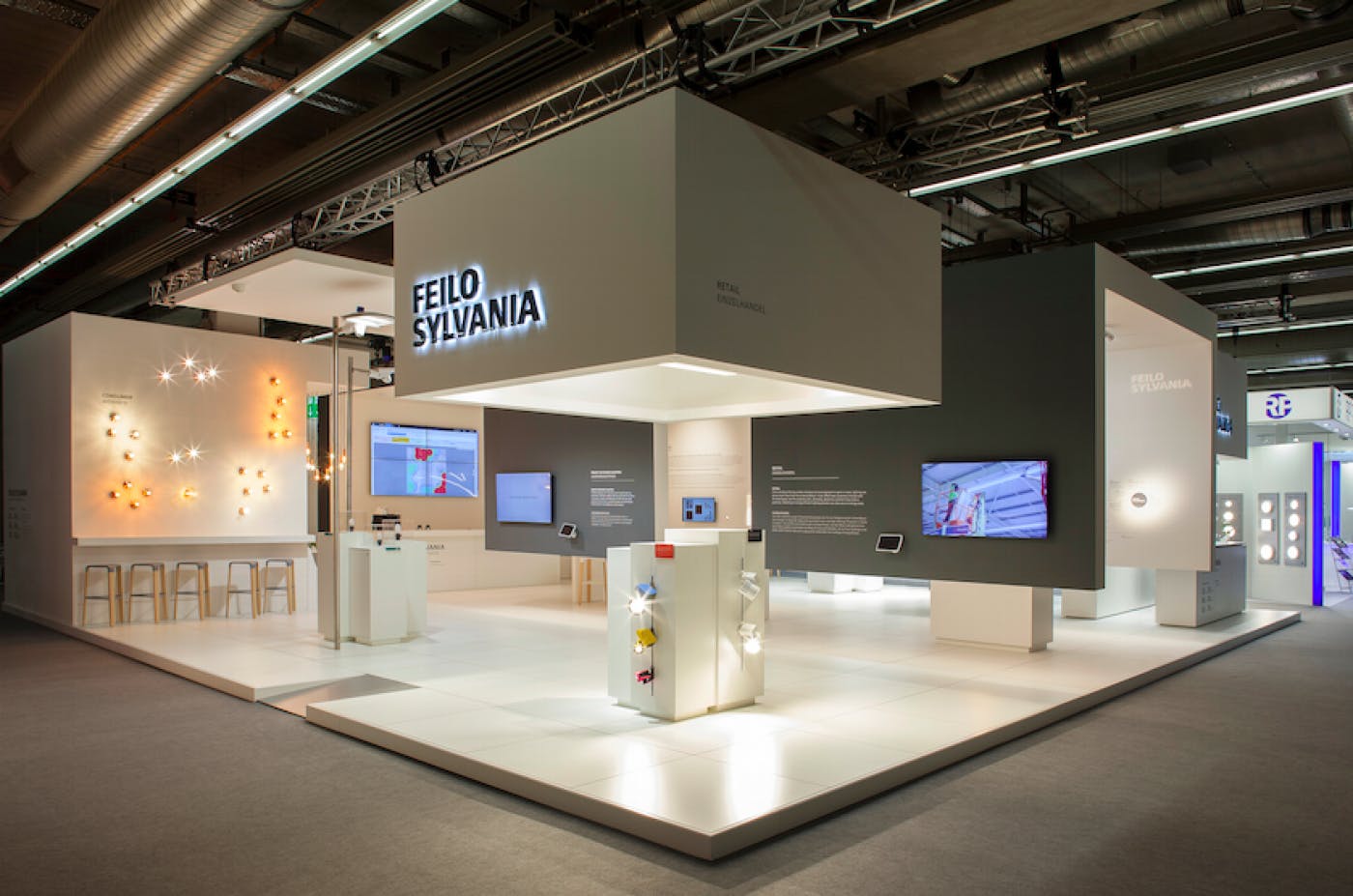 ondsindet Acquiesce mord How Architectural Lighting Solutions Company Feilo Sylvania Attracted over  5000 Visitors to Their Exhibition Stand Using ScreenCloud - ScreenCloud