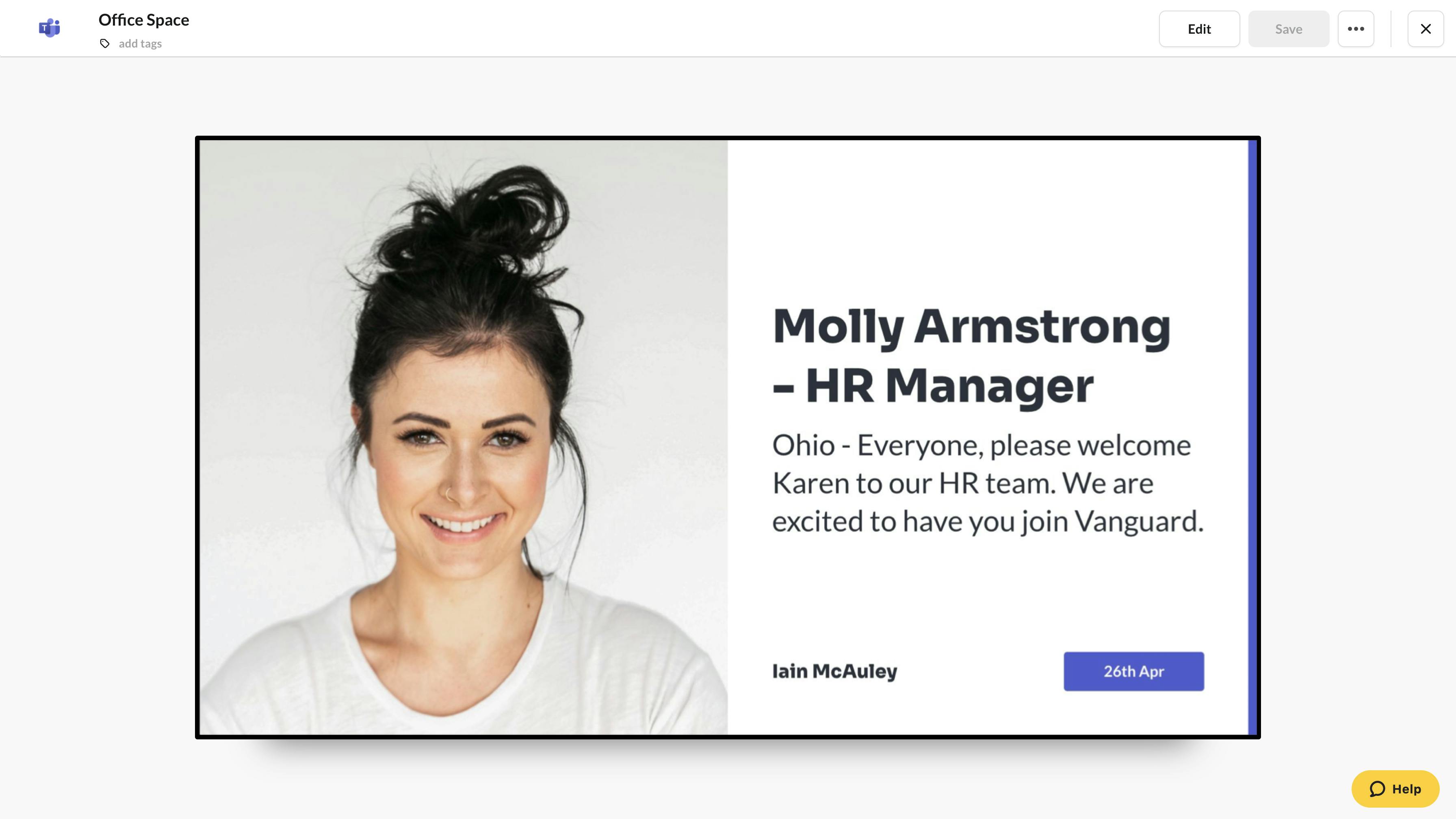 Microsoft Teams app
