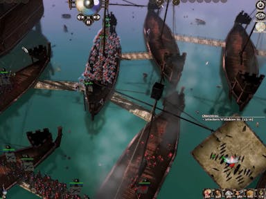 Game play of large boats 