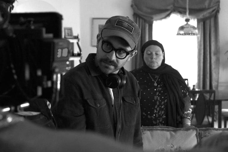 Writer-director Aleem Khan on set of After Love