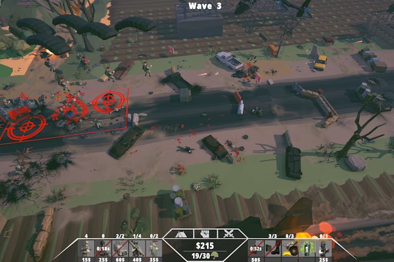 Gameplay of mild destruction around homes and gardens