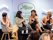 A panel of speakers