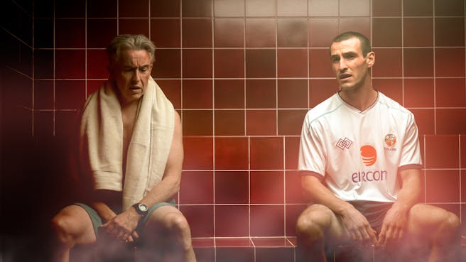 two men sitting