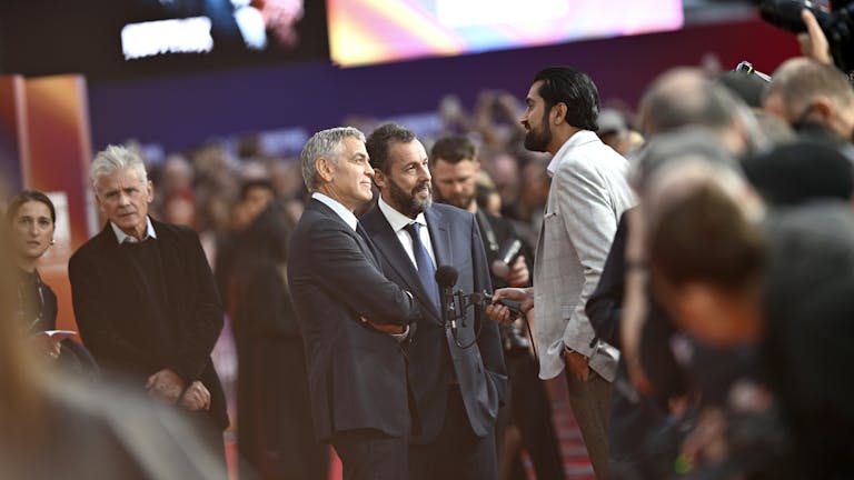 George Clooney, Adam Sandler - Jay Kelly Gala - Gareth Cattermole-Getty Images for BFI