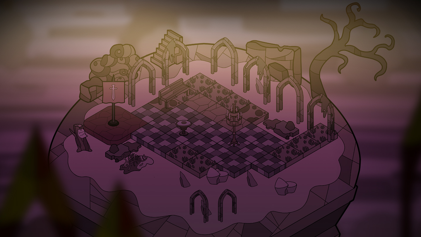 a pink/purple hue over a land currently being built.