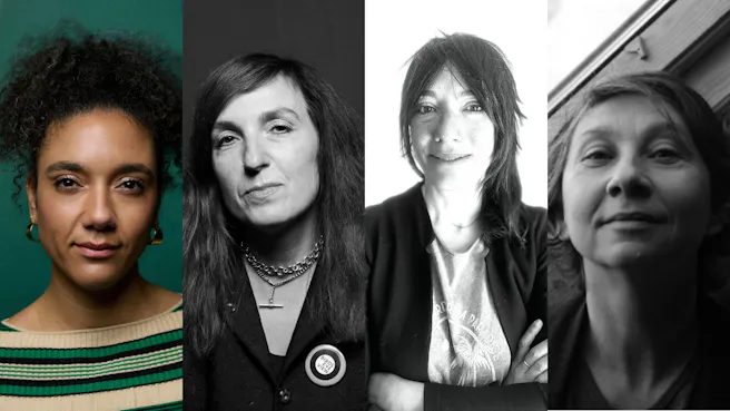 headshots of 4 women