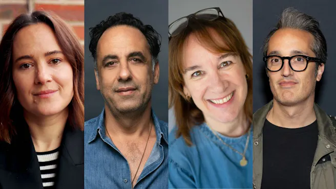 headshots of 2 men and 2 women