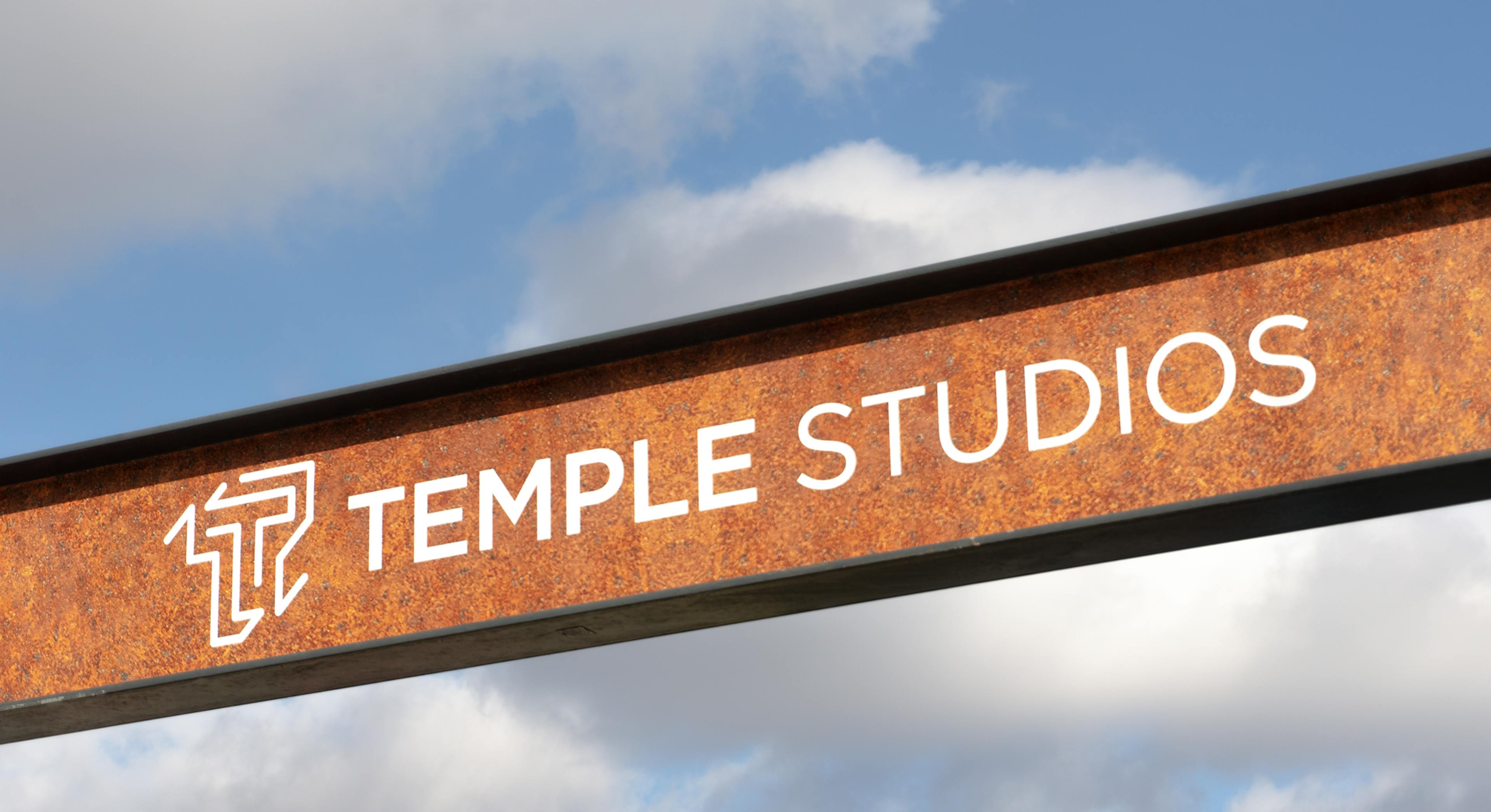 temple studios sign