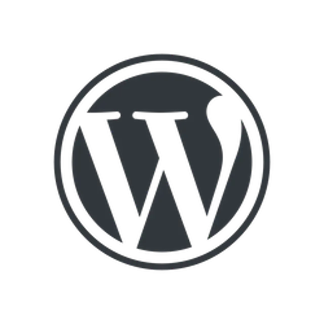 een afbeelding van het wordpress logo
