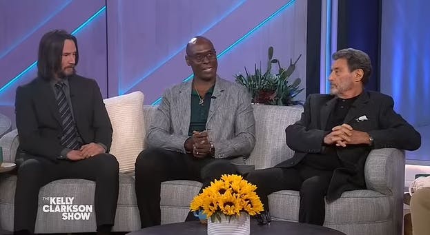 Keanu Reeves, Lance Reddick, and Ian McShane on 'The Kelly Clarkson Show'