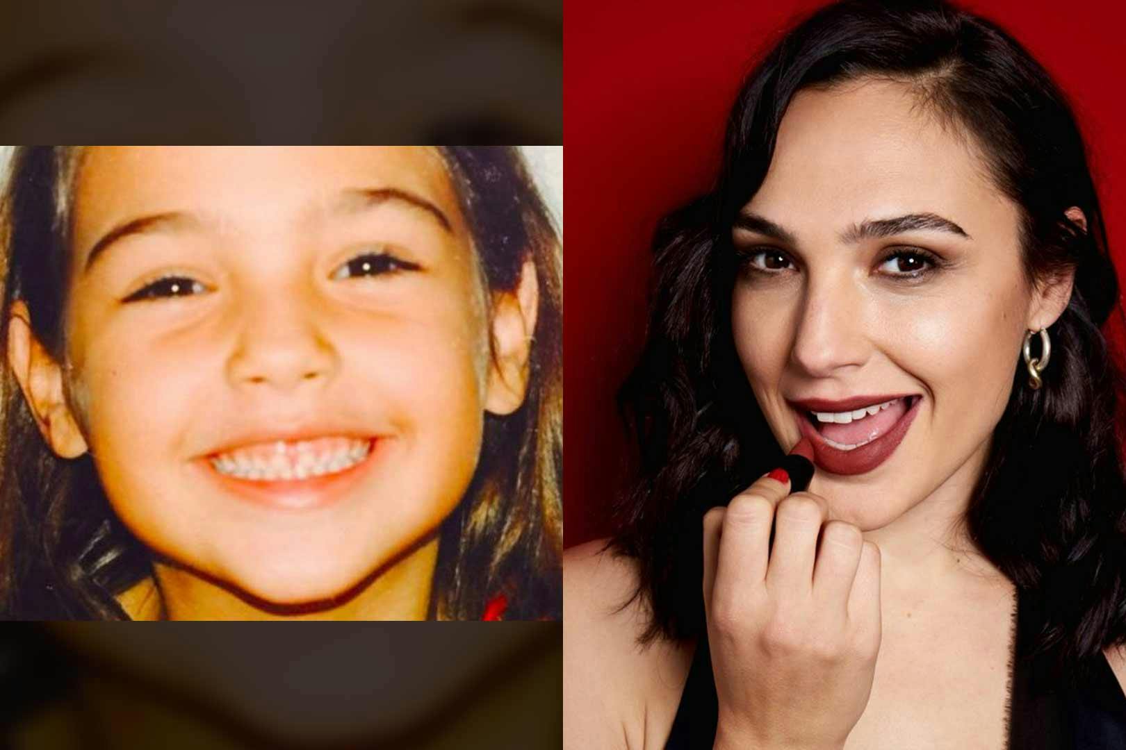 Gal Gadot's Childhood photo.