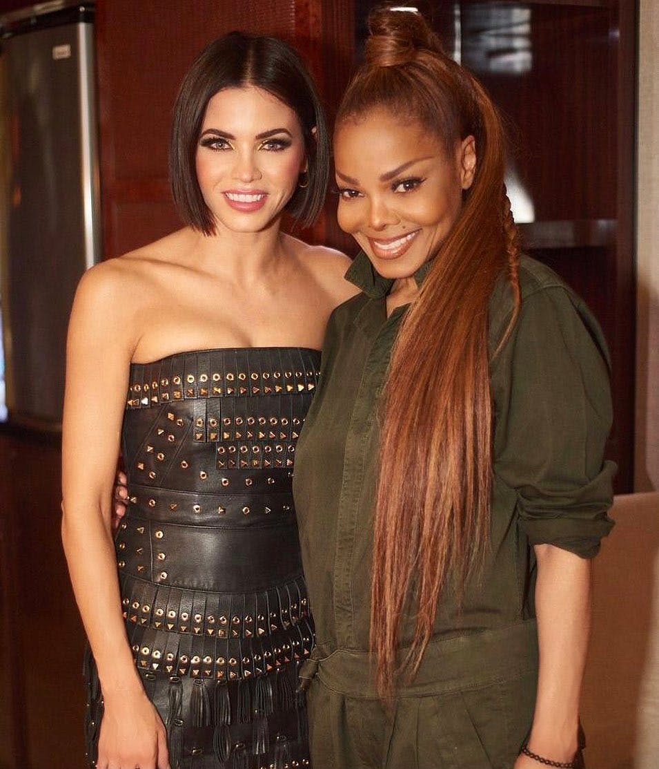 Janet Jackson and Jenna Dewan