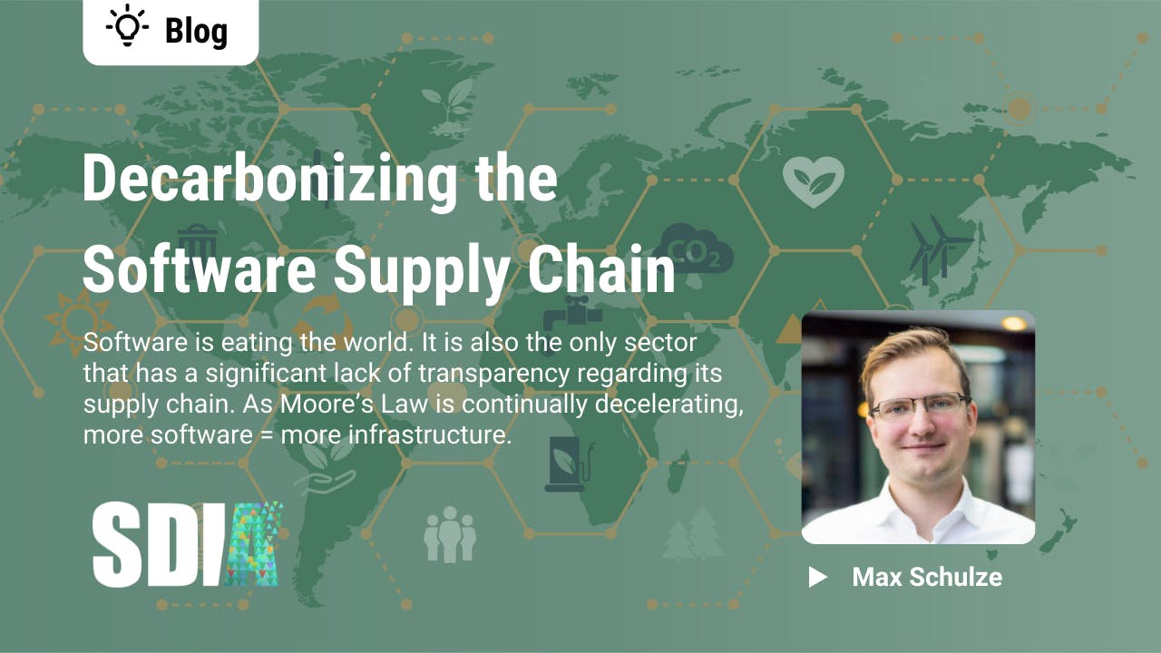 Decarbonizing the Software Supply Chain