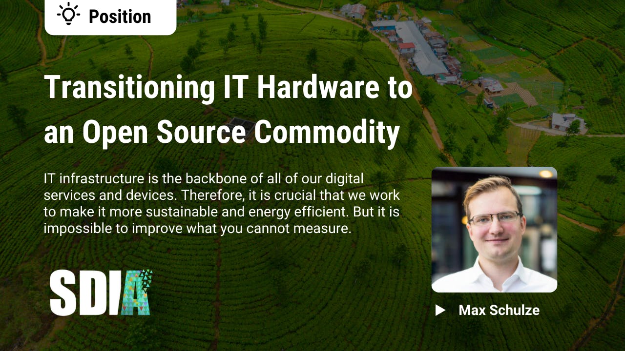 Transitioning IT Hardware to an Open Source Commodity