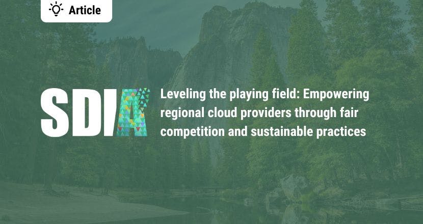 The Crucial Role of Government in Supporting Regional Cloud Infrastructure Competitiveness and Resilience