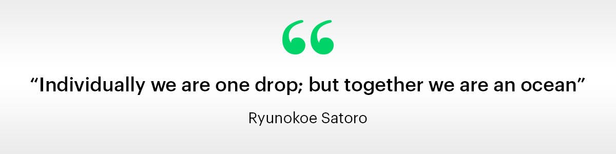 Quote from Ryunokoe Satoro.
