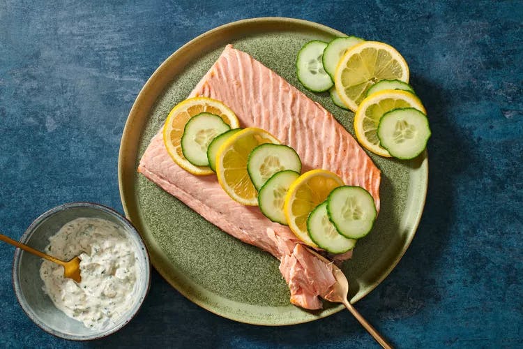 Cold Poached Salmon