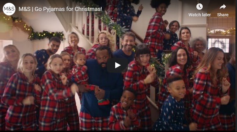 M&S Christmas Advert