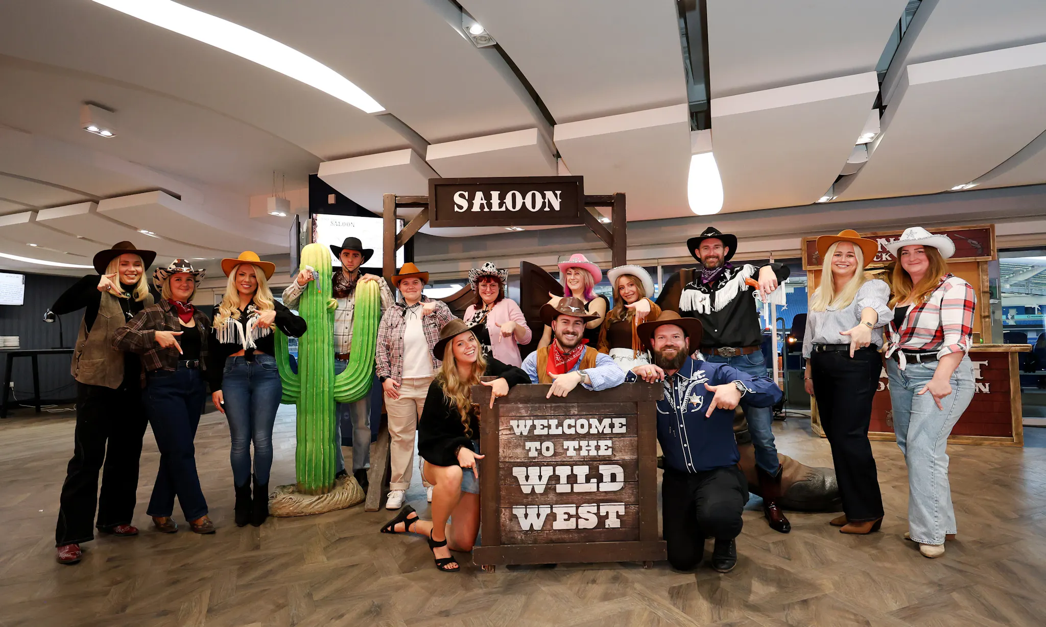 Search Seven Saloon Charity Fundraiser Team Photo