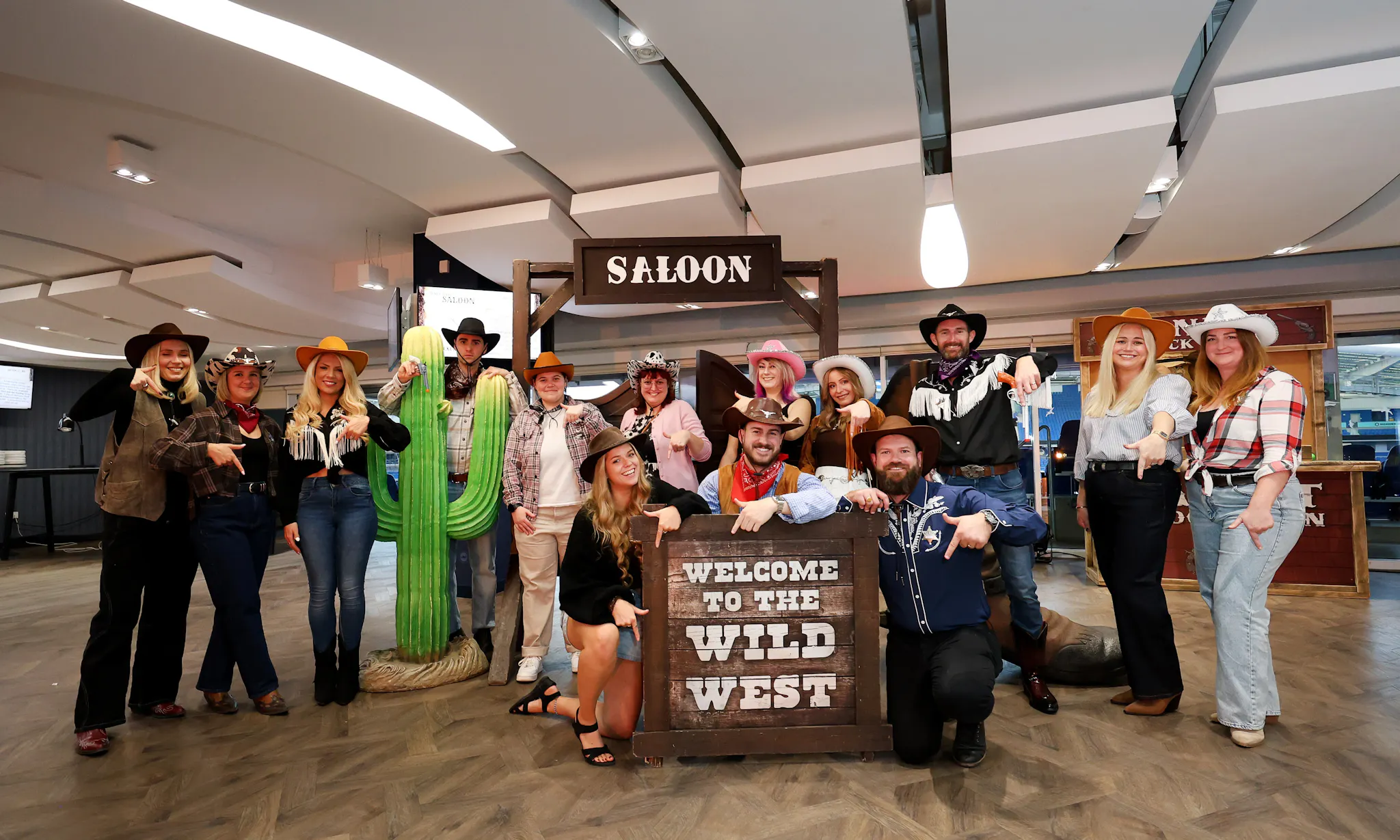 Search Seven Saloon Charity Fundraiser Team Photo