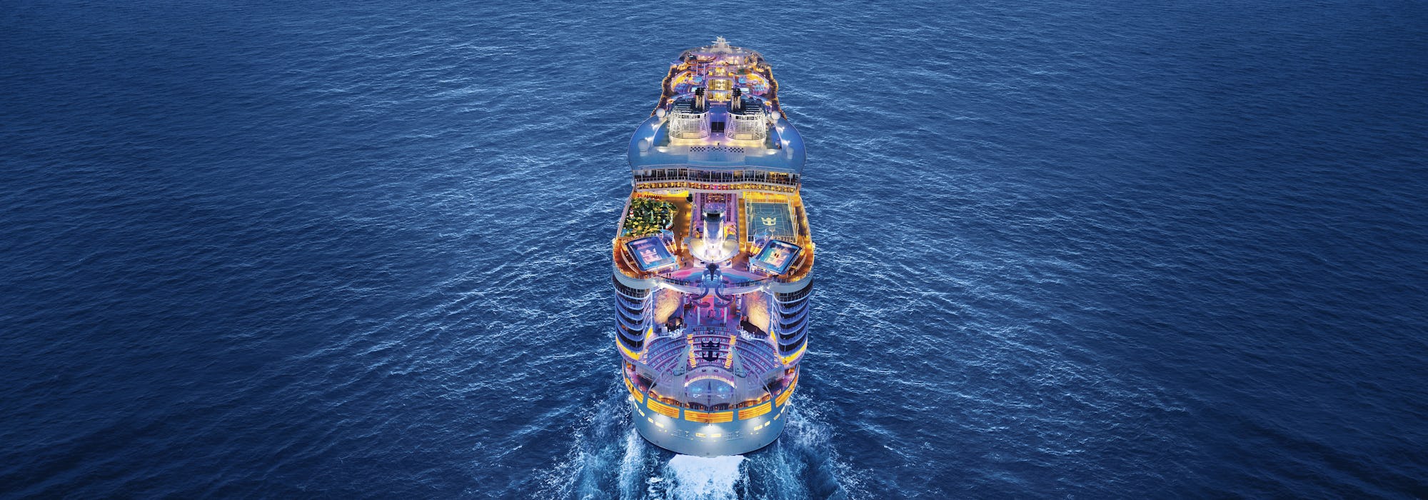 Royal Caribbean cruise ship at sea