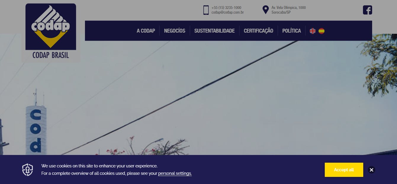 Codap Brasil website