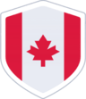 Canada flag badge 