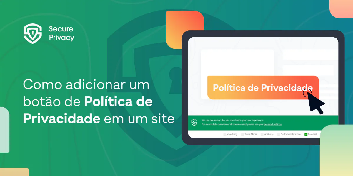 Como adicionar um botão de Política de Privacidade em um site