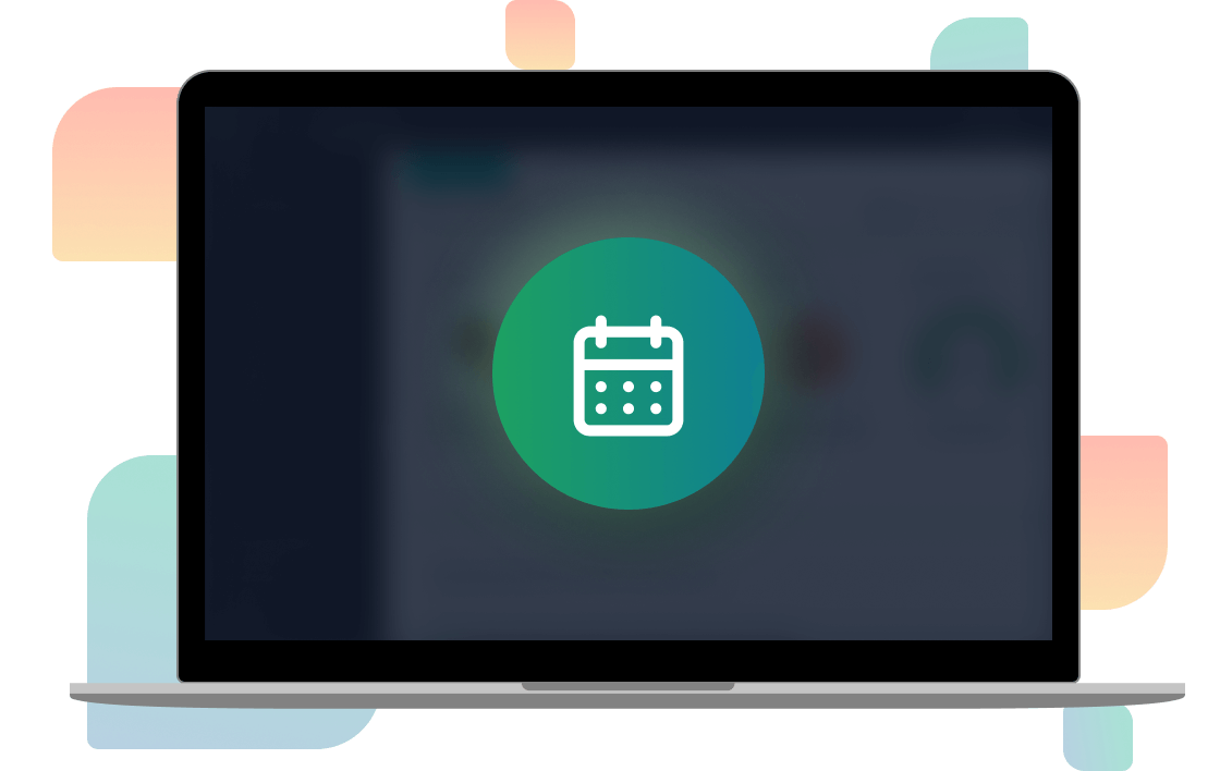 laptop with phone symbol