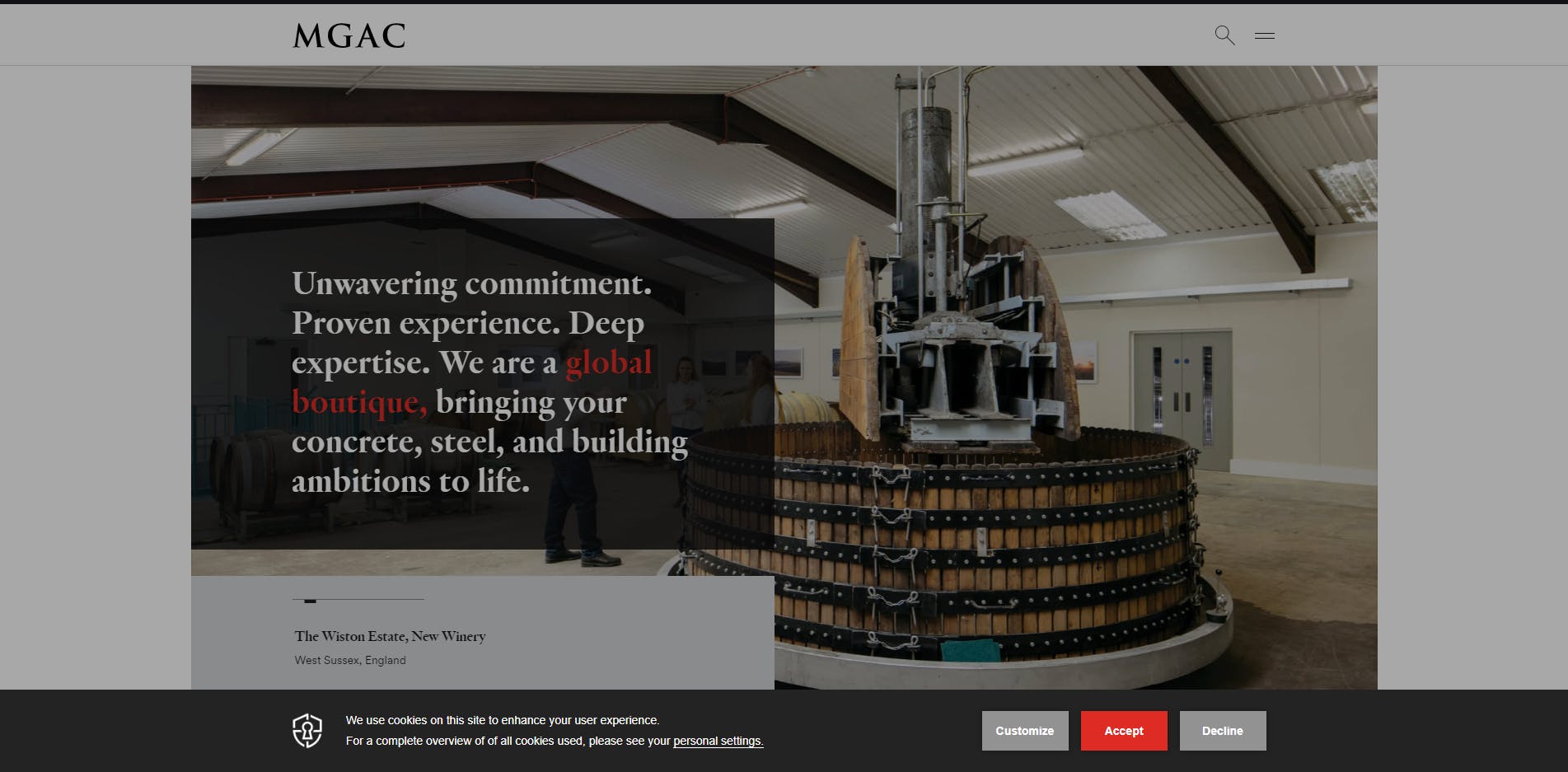 MGAC homepage