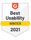 g2 best usability badge 2021