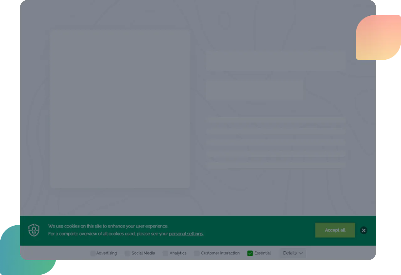 cookie banner solution