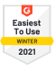 g2 easiest to use badge 2021