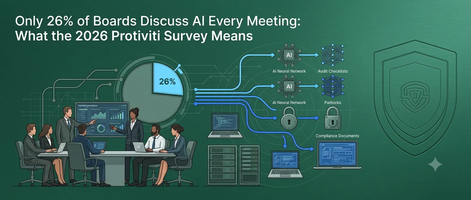 Only 26% of Boards Discuss AI Every Meeting: What the 2026 Protiviti Survey Means
