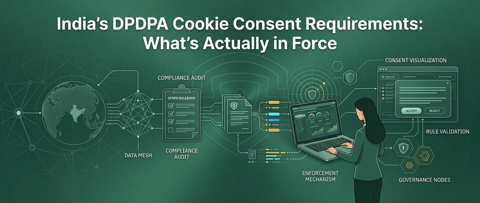India's DPDPA Cookie Consent Requirements: What's Actually in Force