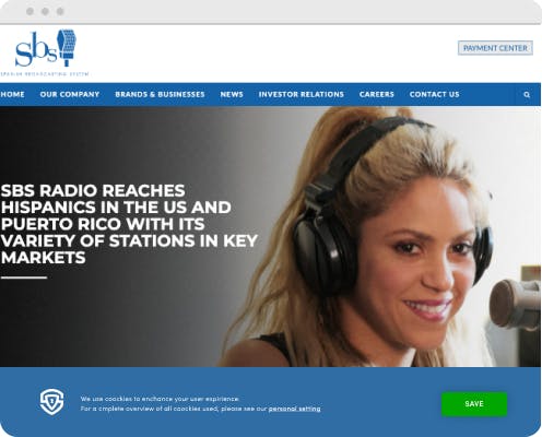 Spanish Broadcasting System website
