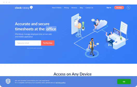 Clockineasy website