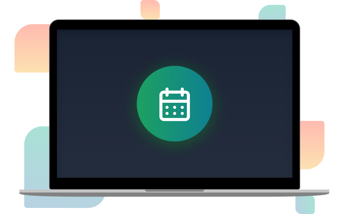 laptop with phone symbol