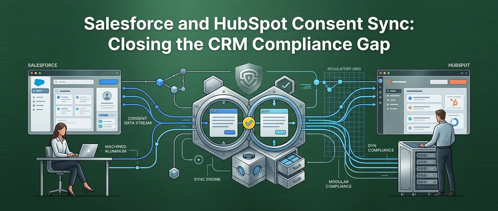 Salesforce and HubSpot Consent Sync: Closing the CRM Compliance Gap
