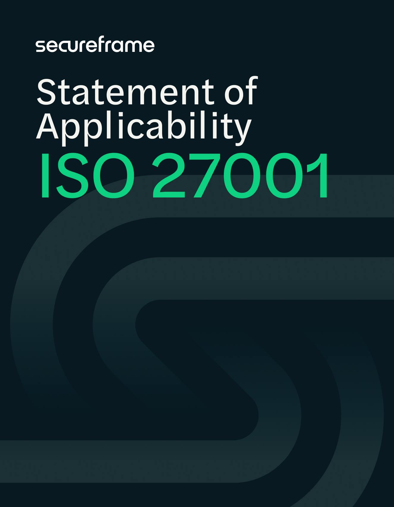 ISO 27001 Statement of Applicability Template | Secureframe