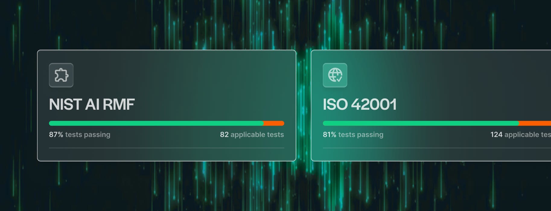 Image of NIST AI RMF and ISO 42001 frameworks