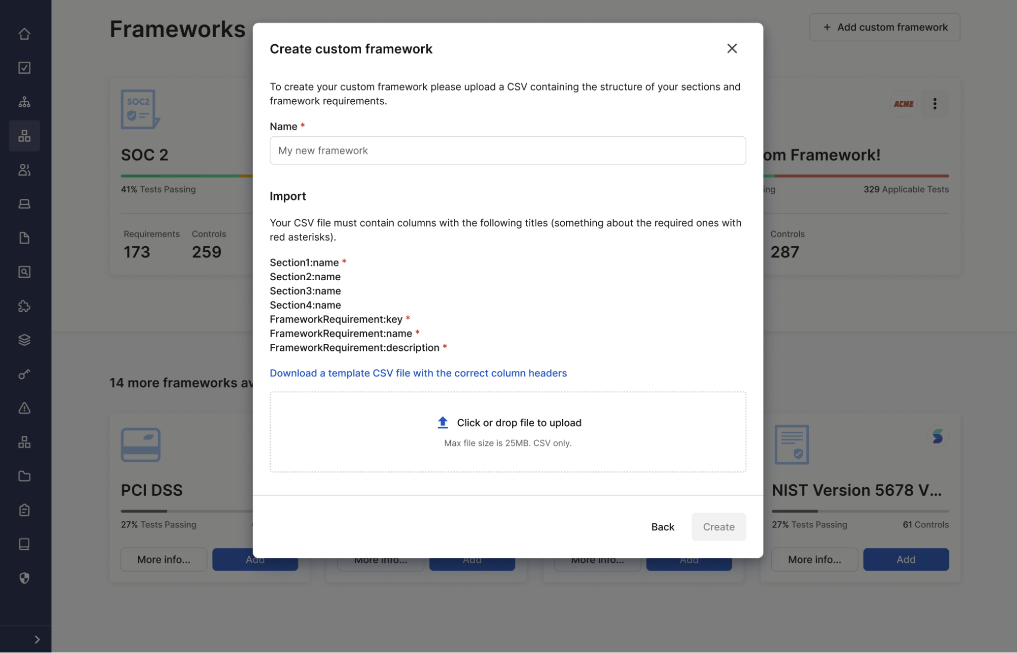 custom-frameworks