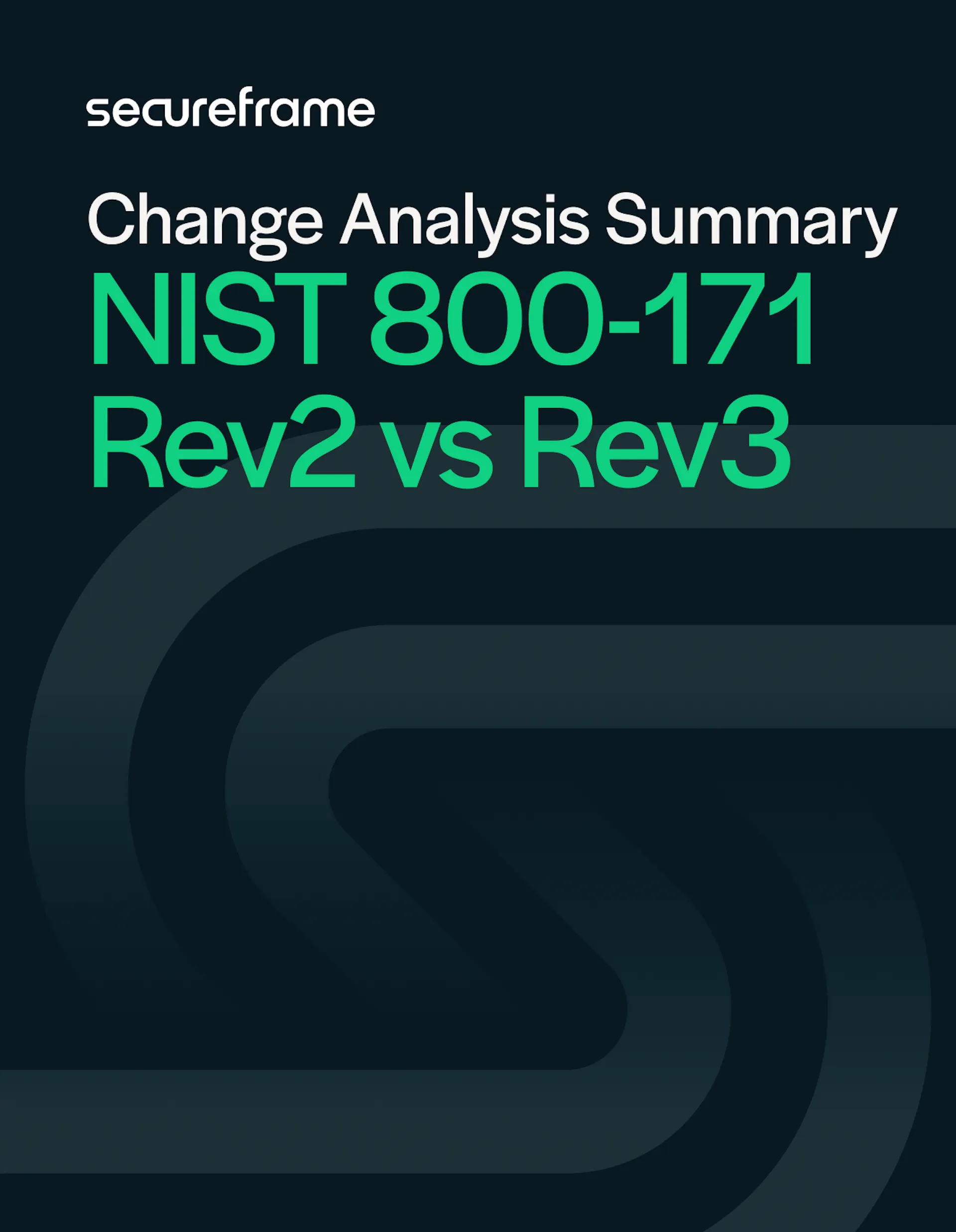 NIST 800-171 Rev 2 vs Rev 3 Change Analysis Summary
