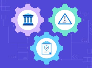 Illustration of governance, risk, and compliance as spokes