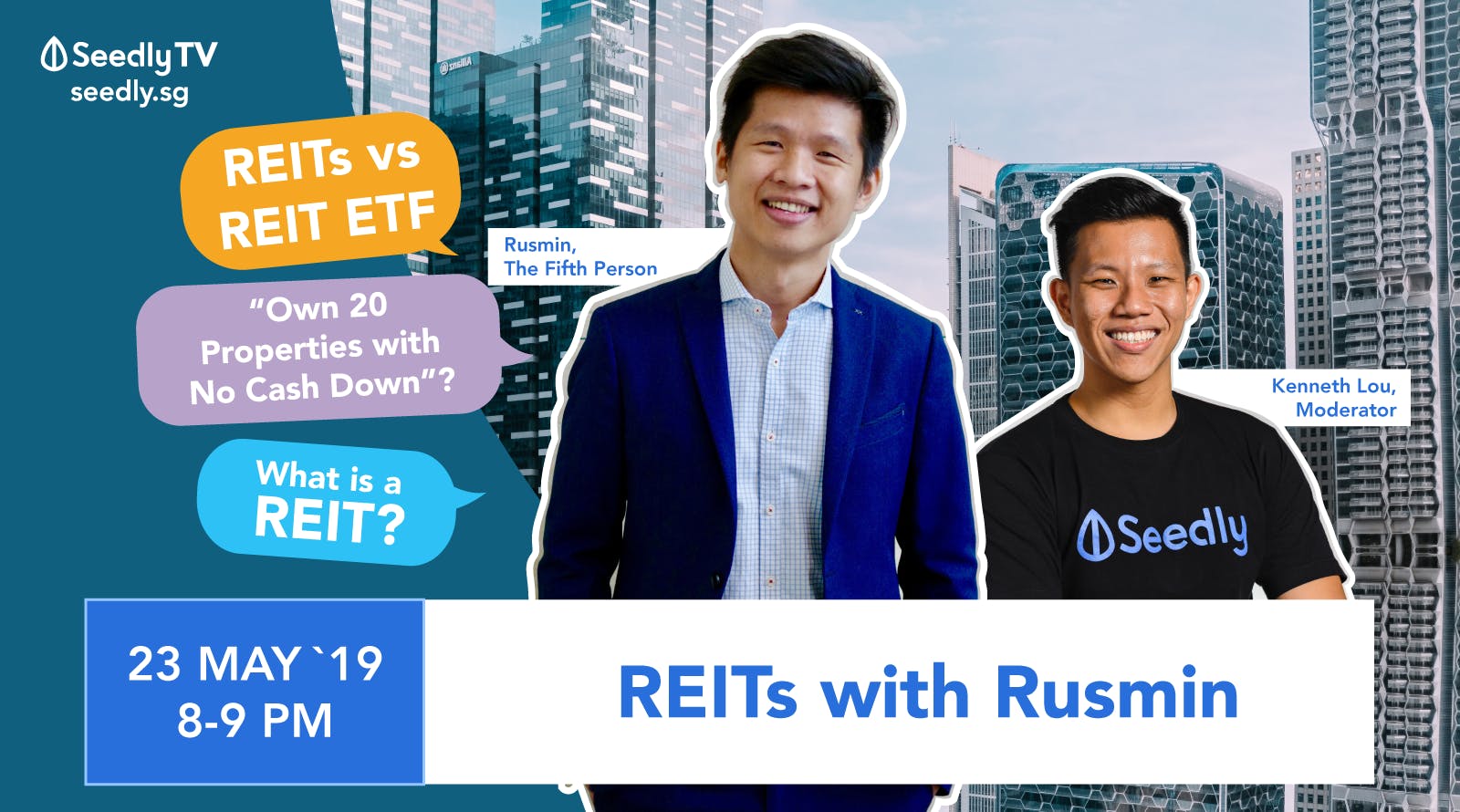 SeedlyTV - REITs with Rusmin from The Fifth Person