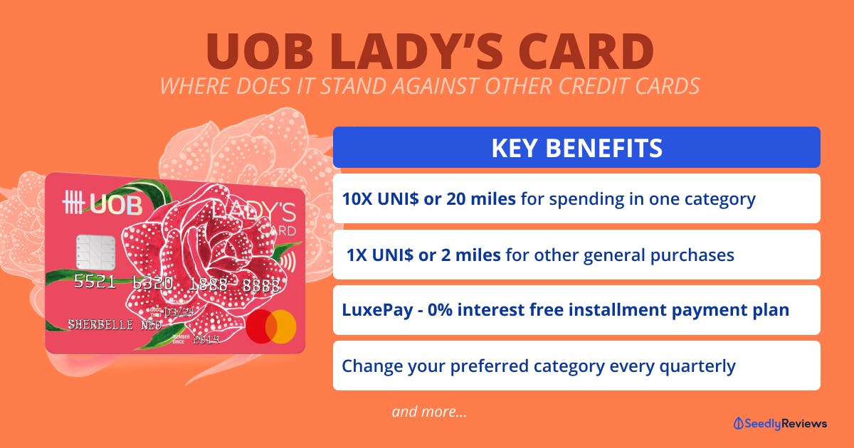 UOB Lady's Card Rewards Benefit Summary