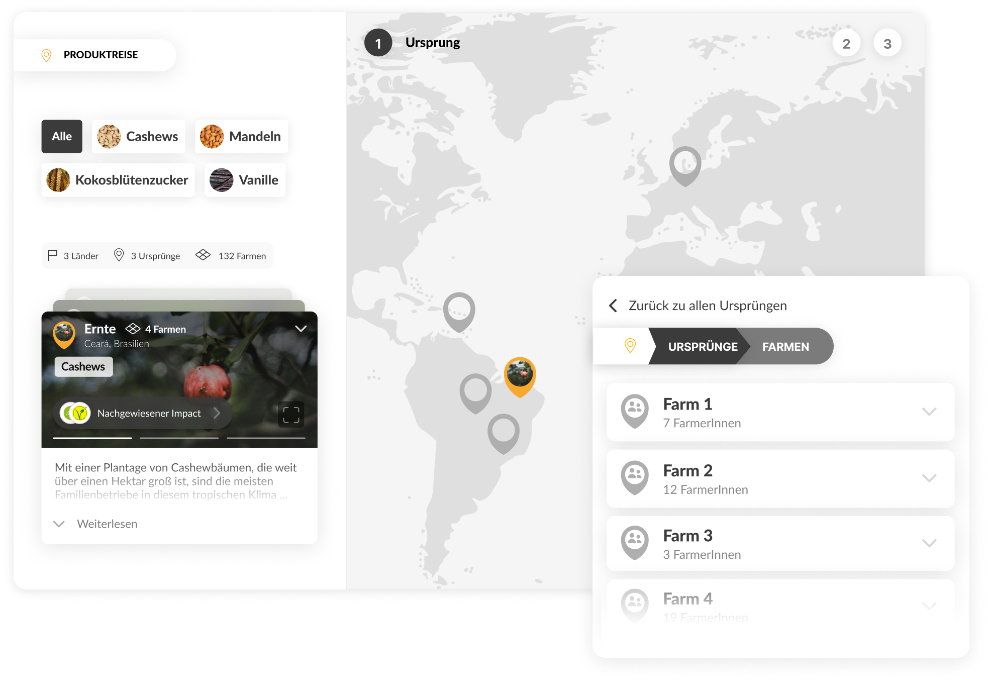 Seedtrace Fallstudie mit Davert: Mapping der Lieferkettendaten