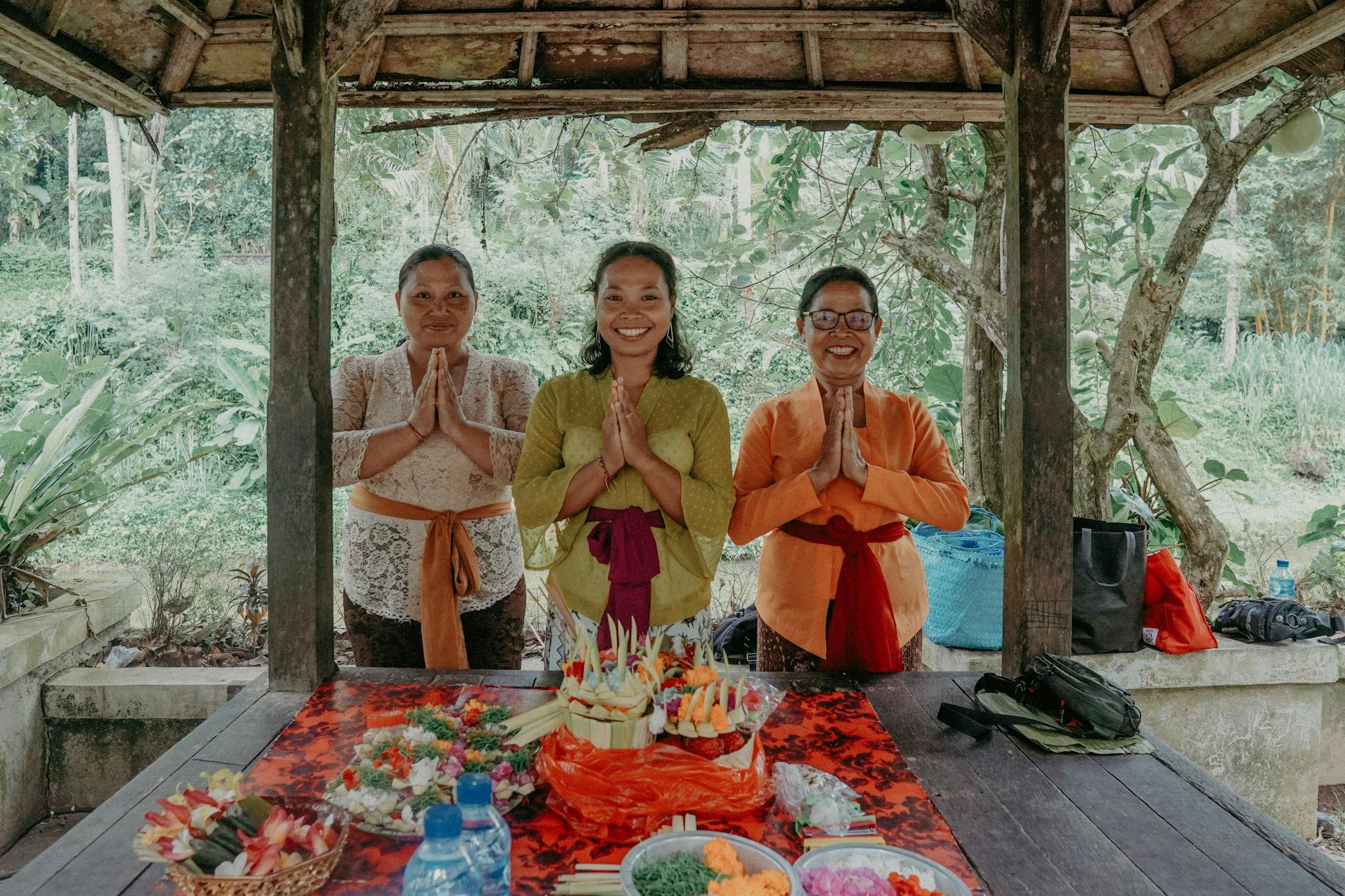 More than just a ritual, you're connecting to generations of Balinese wisdom 